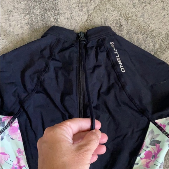 O'Neill Long Sleeve Rashguard Swimsuit - Picture 9 of 12